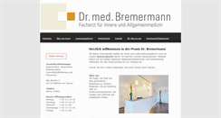 Desktop Screenshot of dr-bremermann.de